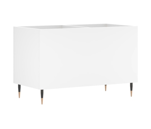 Mueble para discos madera contrachapada blanco 74,5x38x48 cm