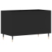 Mueble para discos madera contrachapada negro 74,5x38x48 cm