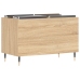 Mueble discos madera contrachapada roble Sonoma 74,5x38x48 cm