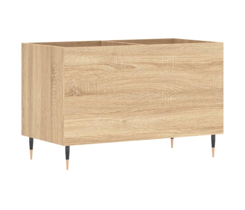 Mueble discos madera contrachapada roble Sonoma 74,5x38x48 cm