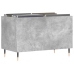 Mueble discos madera contrachapada gris hormigón 74,5x38x48 cm