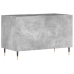 Mueble discos madera contrachapada gris hormigón 74,5x38x48 cm