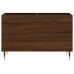 Mueble discos madera contrachapada roble marrón 74,5x38x48 cm