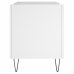 Mueble para discos madera contrachapada blanco 74,5x38x48 cm