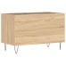 Mueble discos madera contrachapada roble Sonoma 74,5x38x48 cm