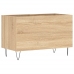 Mueble discos madera contrachapada roble Sonoma 74,5x38x48 cm