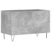 Mueble discos madera contrachapada gris hormigón 74,5x38x48 cm