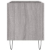 Mueble discos madera contrachapada gris sonoma 74,5x38x48 cm