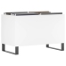 Mueble para discos madera contrachapada blanco 74,5x38x48 cm