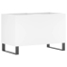 Mueble para discos madera contrachapada blanco 74,5x38x48 cm