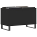 Mueble para discos madera contrachapada negro 74,5x38x48 cm