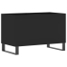 Mueble para discos madera contrachapada negro 74,5x38x48 cm