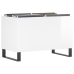 Mueble discos madera contrachapada blanco brillo 74,5x38x48 cm