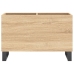 Mueble discos madera contrachapada roble Sonoma 74,5x38x48 cm