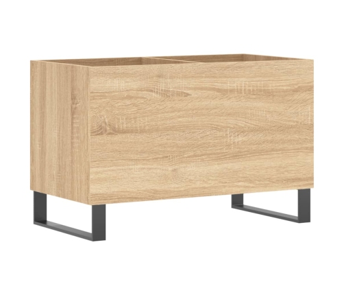 Mueble discos madera contrachapada roble Sonoma 74,5x38x48 cm