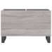 Mueble discos madera contrachapada gris sonoma 74,5x38x48 cm