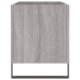 Mueble discos madera contrachapada gris sonoma 74,5x38x48 cm