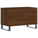 Mueble discos madera contrachapada roble marrón 74,5x38x48 cm