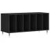 Mueble para discos madera contrachapada negro 100x38x48 cm