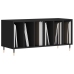 Mueble para discos madera contrachapada negro 100x38x48 cm