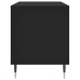 Mueble para discos madera contrachapada negro 100x38x48 cm