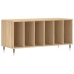 Mueble discos madera contrachapada roble Sonoma 100x38x48 cm