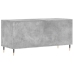 Mueble discos madera contrachapada gris hormigón 100x38x48 cm