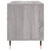 Mueble para discos madera contrachapada gris Sonoma 100x38x48cm