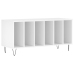 Mueble para discos madera contrachapada blanco 100x38x48 cm