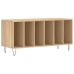 Mueble discos madera contrachapada roble Sonoma 100x38x48 cm