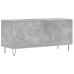 Mueble discos madera contrachapada gris hormigón 100x38x48 cm