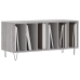 Mueble para discos madera contrachapada gris Sonoma 100x38x48cm