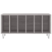 Mueble para discos madera contrachapada gris Sonoma 100x38x48cm