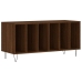 Mueble discos madera contrachapada roble marrón 100x38x48 cm