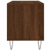 Mueble discos madera contrachapada roble marrón 100x38x48 cm