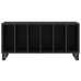 Mueble para discos madera contrachapada negro 100x38x48 cm