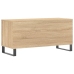 Mueble discos madera contrachapada roble Sonoma 100x38x48 cm