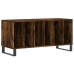 Mueble discos madera contrachapada roble ahumado 100x38x48 cm