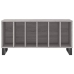 Mueble para discos madera contrachapada gris Sonoma 100x38x48cm