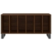 Mueble discos madera contrachapada roble marrón 100x38x48 cm