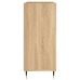 Mueble discos madera contrachapada roble Sonoma 84,5x38x89 cm