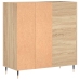 Mueble discos madera contrachapada roble Sonoma 84,5x38x89 cm