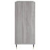 Mueble discos madera contrachapada gris Sonoma 84,5x38x89 cm