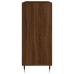 Mueble discos madera contrachapada roble marrón 84,5x38x89 cm