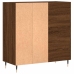 Mueble discos madera contrachapada roble marrón 84,5x38x89 cm