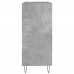 Mueble discos madera contrachapada gris hormigón 84,5x38x89 cm