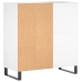 Mueble para discos madera contrachapada blanco 84,5x38x89 cm