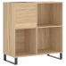 Mueble discos madera contrachapada roble Sonoma 84,5x38x89 cm