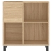 Mueble discos madera contrachapada roble Sonoma 84,5x38x89 cm