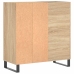 Mueble discos madera contrachapada roble Sonoma 84,5x38x89 cm